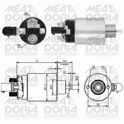 Solenoid Switch, starter
